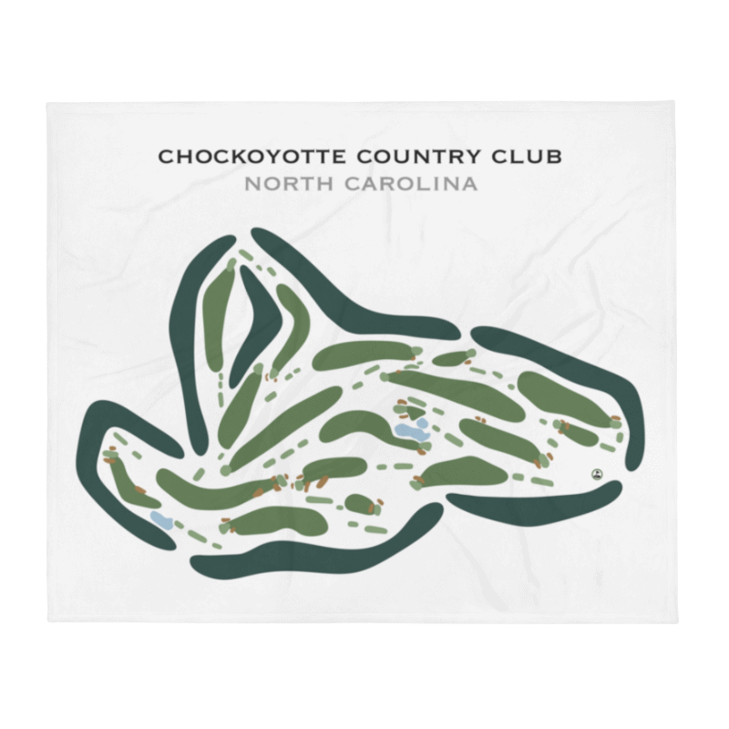 Chockoyotte Country Club, North Carolina - Printed Golf Courses