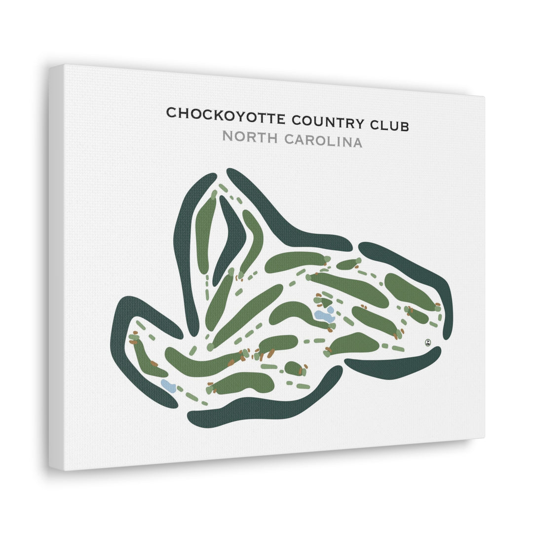 Chockoyotte Country Club, North Carolina - Printed Golf Courses