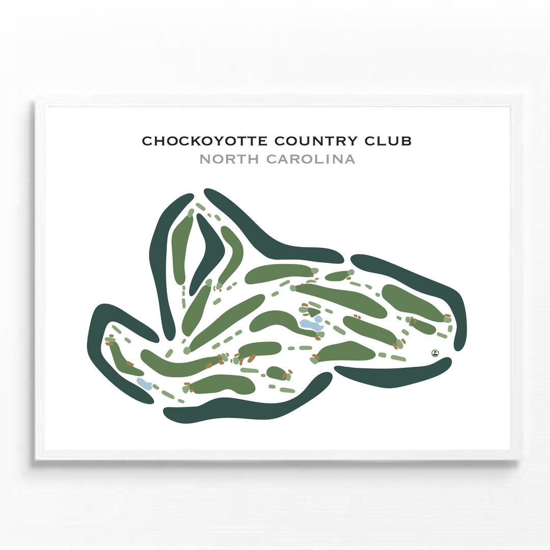 Chockoyotte Country Club, North Carolina - Printed Golf Courses