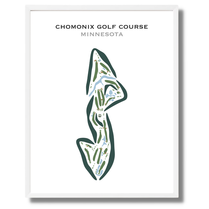 Chomonix Golf Course, Minnesota - Printed Golf Courses