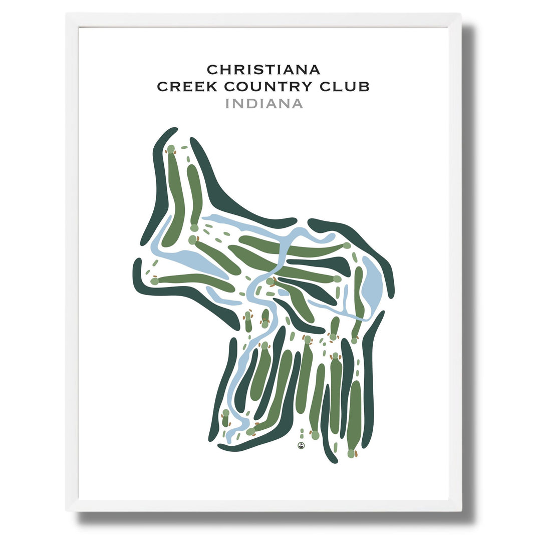 Christiana Creek Country Club, Indiana - Printed Golf Course