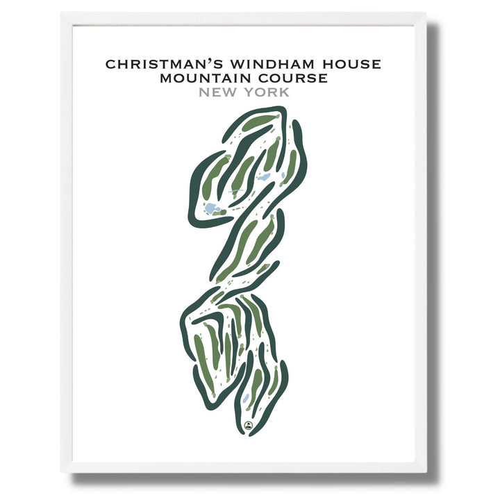 Christman's Windham House Mountain Course, New York - Printed Golf Courses