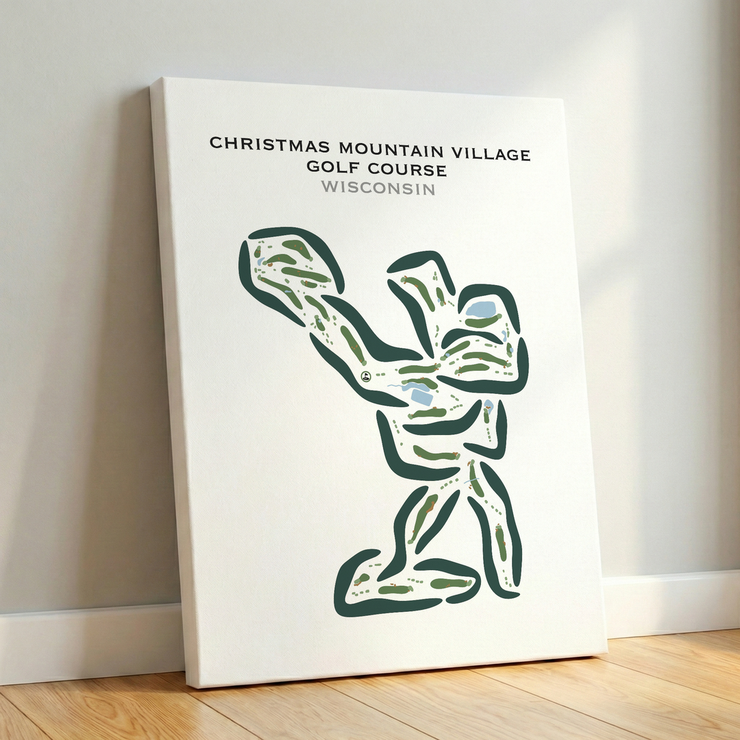 Christmas Mountain Village Golf Course, Wisconsin - Printed Golf Courses