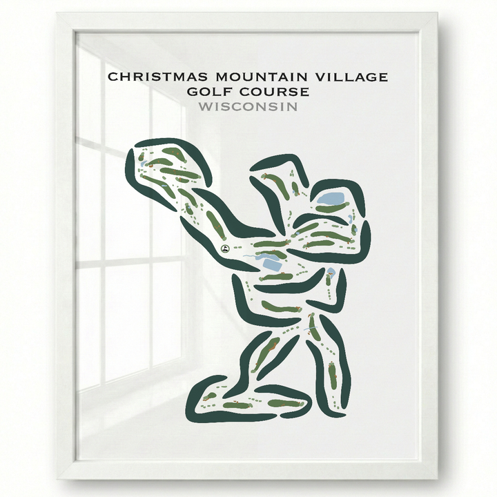 Christmas Mountain Village Golf Course, Wisconsin - Printed Golf Courses