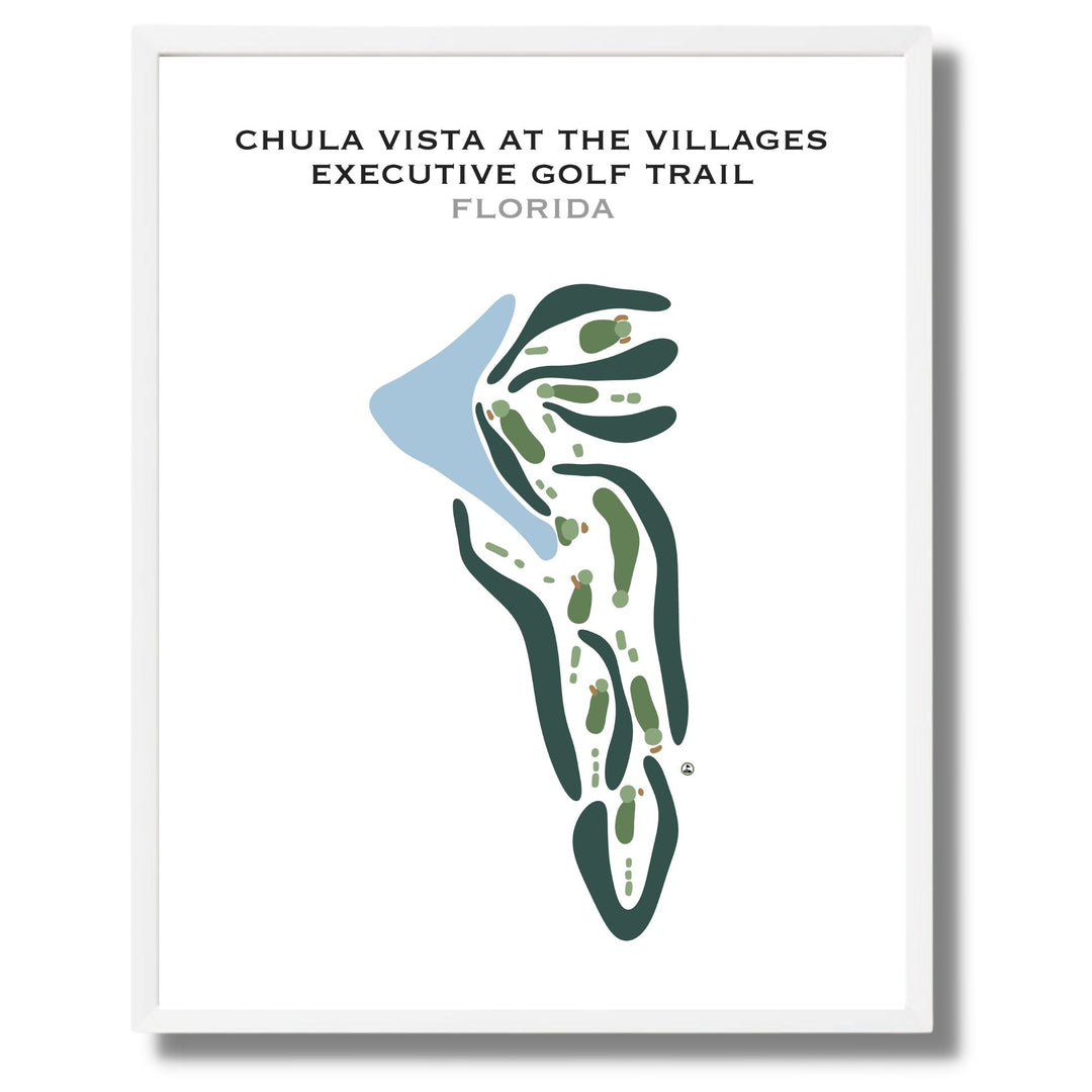 Chula Vista at The Villages Executive Golf Trail, Florida - Printed Golf Courses