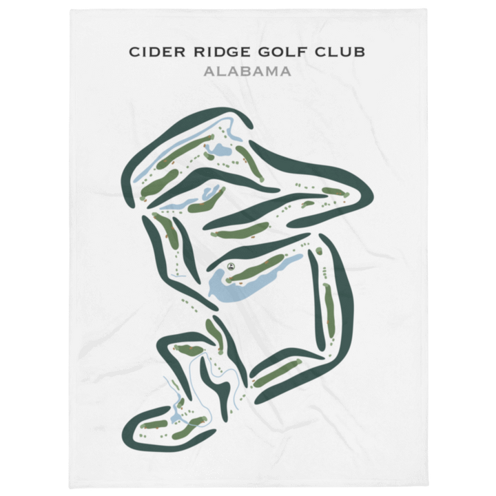 Cider Ridge Golf Club, Alabama - Printed Golf Course