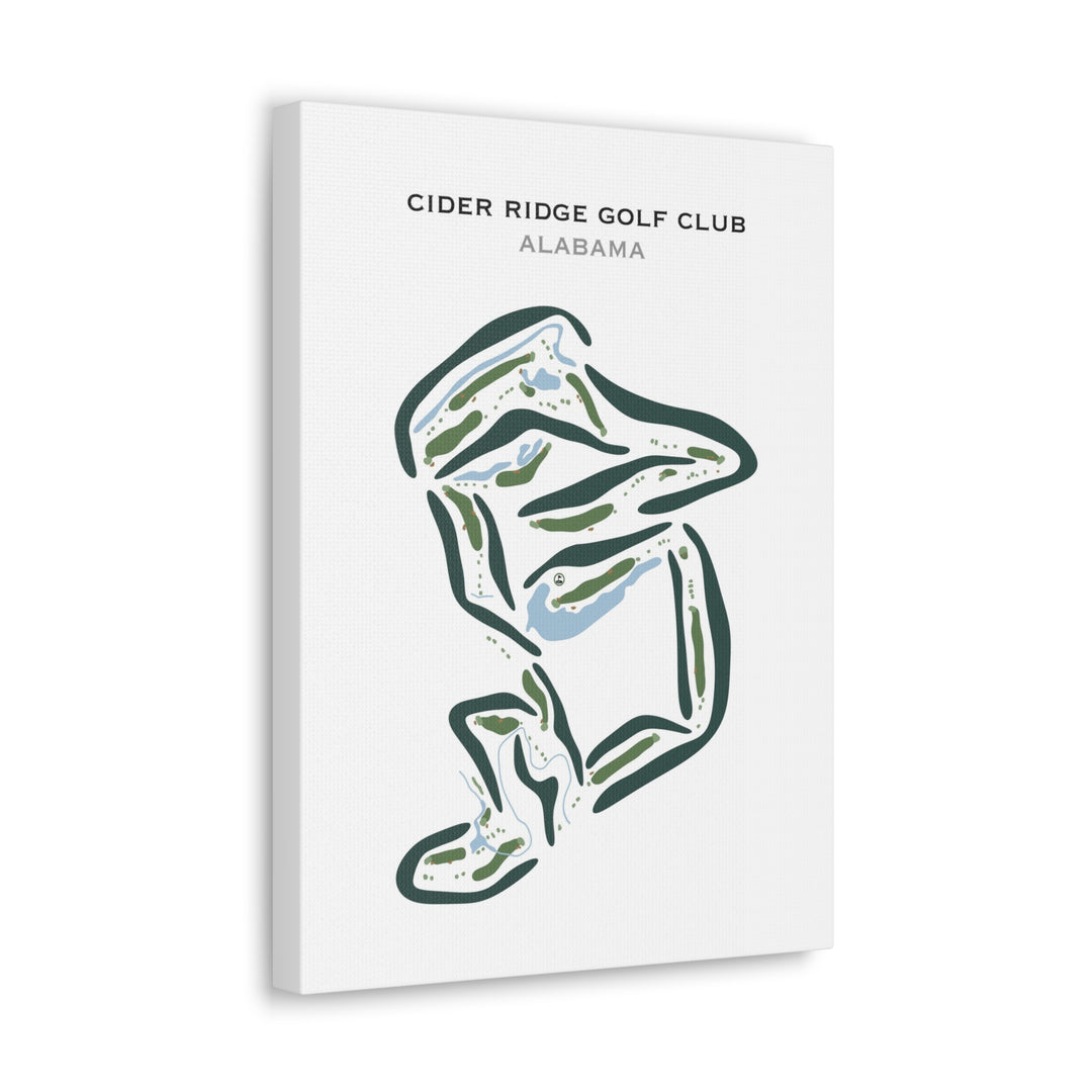 Cider Ridge Golf Club, Alabama - Printed Golf Course