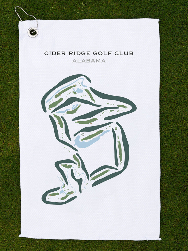 Cider Ridge Golf Club, Alabama - Printed Golf Course