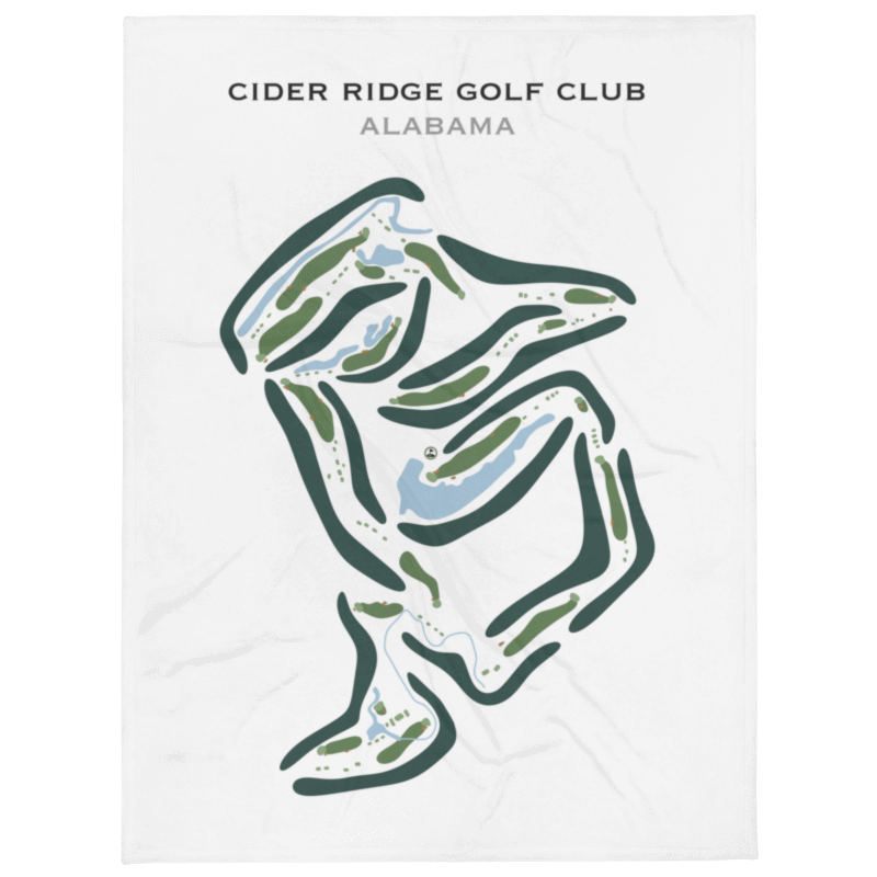Cider Ridge Golf Club, Alabama - Printed Golf Course