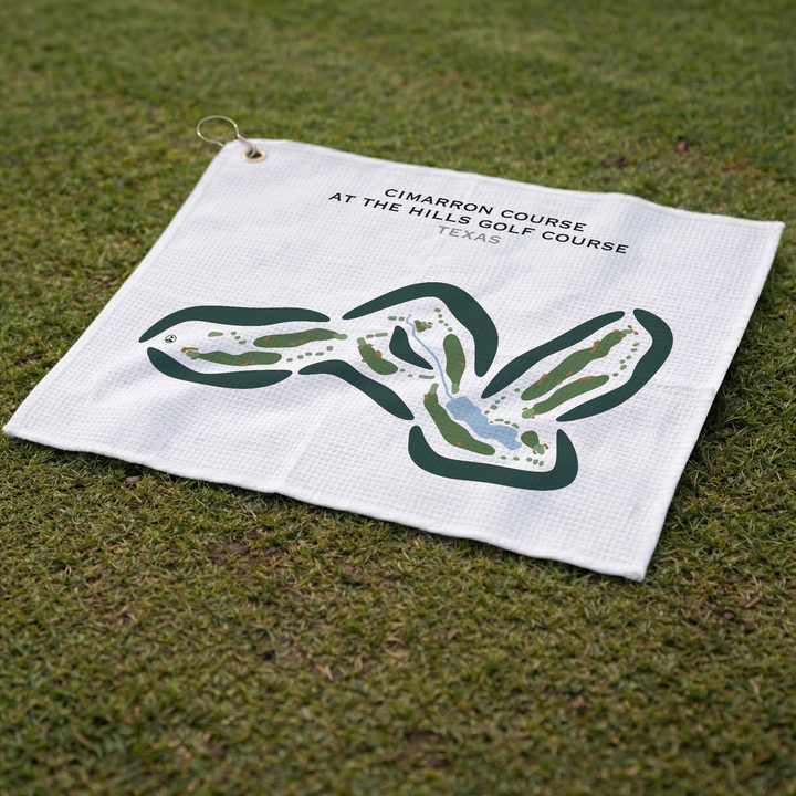 Cimarron Course at The Hills Golf Course, Texas - Printed Golf Courses