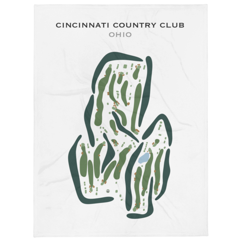 Cincinnati Country Club, Ohio - Printed Golf Courses