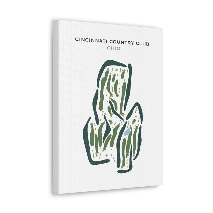 Cincinnati Country Club, Ohio - Printed Golf Courses