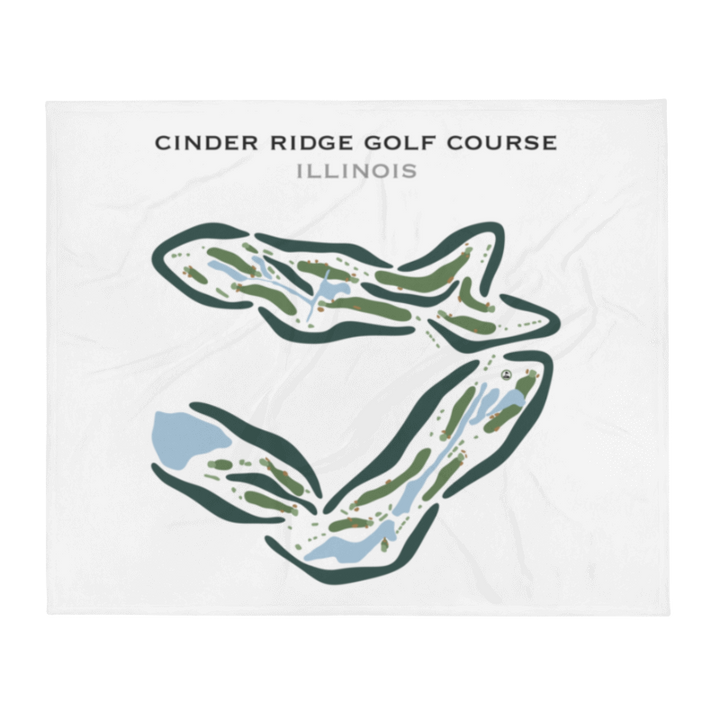 Cinder Ridge Golf Course, Illinois - Printed Golf Courses