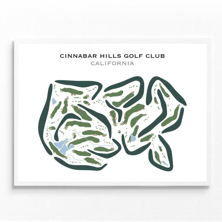 Cinnabar Hills Golf Club, California - Printed Golf Courses