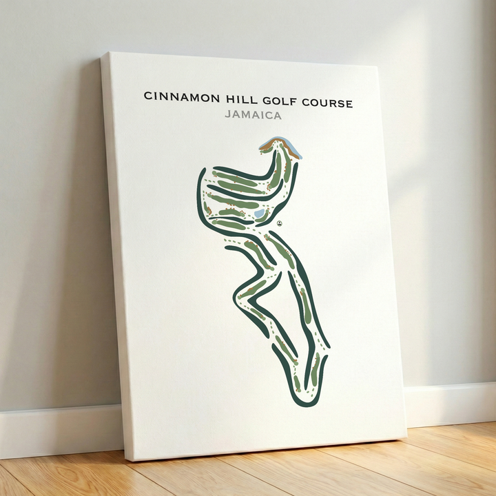 Cinnamon Hill Golf Course, Jamaica - Printed Golf Courses