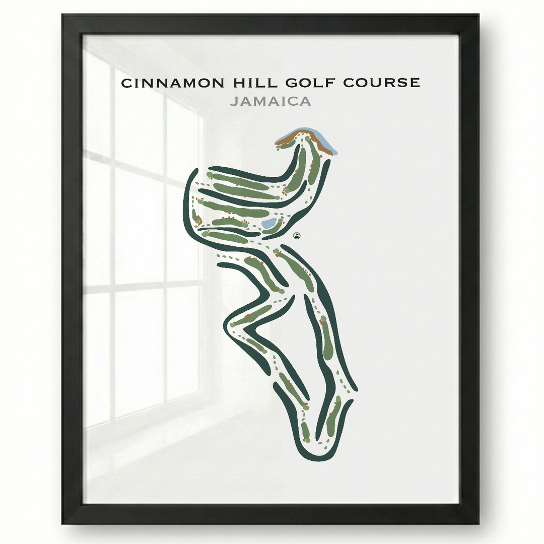 Cinnamon Hill Golf Course, Jamaica - Printed Golf Courses