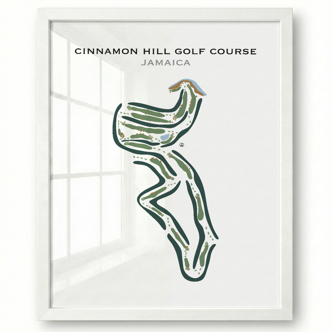 Cinnamon Hill Golf Course, Jamaica - Printed Golf Courses