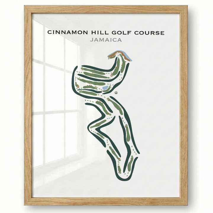 Cinnamon Hill Golf Course, Jamaica - Printed Golf Courses