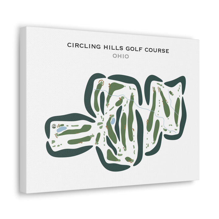 Circling Hills Golf Course, Ohio - Printed Golf Courses