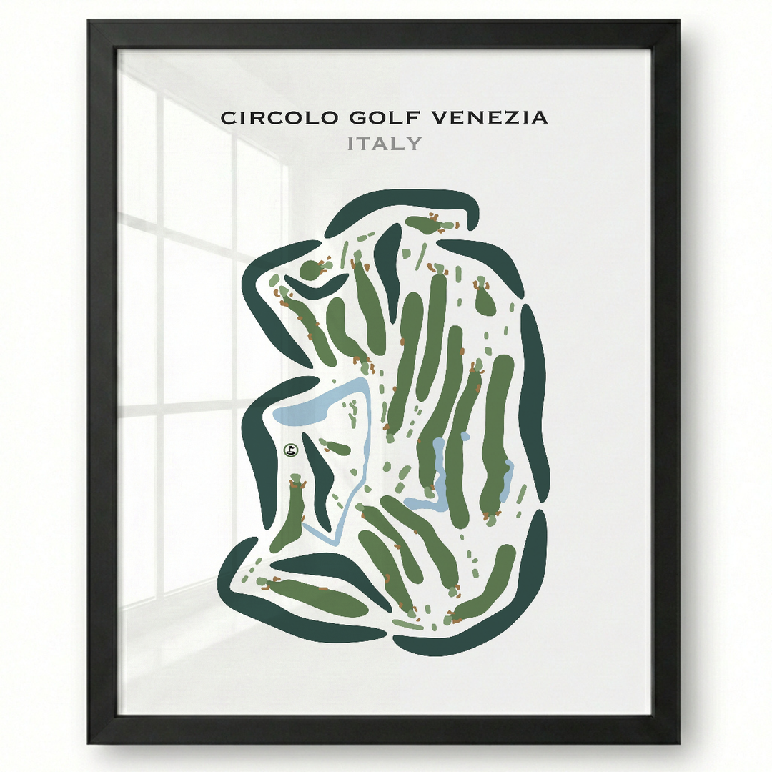 Circolo Golf Venezia, Italy - Printed Golf Courses