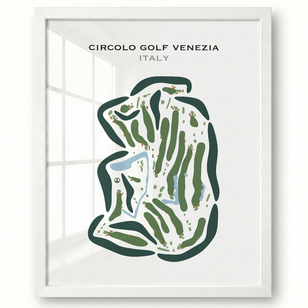 Circolo Golf Venezia, Italy - Printed Golf Courses