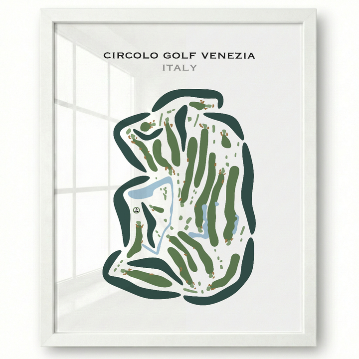 Circolo Golf Venezia, Italy - Printed Golf Courses