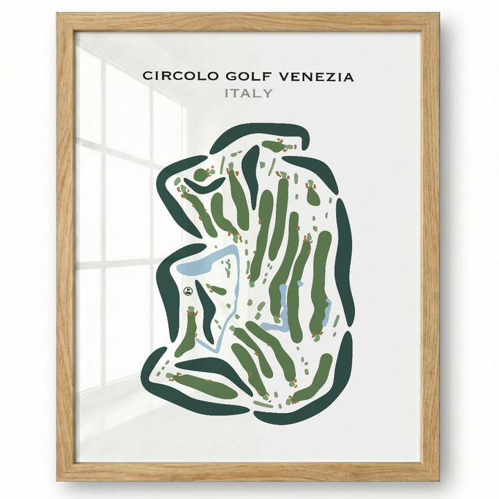 Circolo Golf Venezia, Italy - Printed Golf Courses