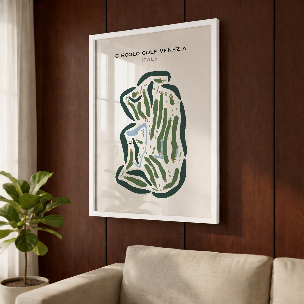 Circolo Golf Venezia, Italy - Printed Golf Courses