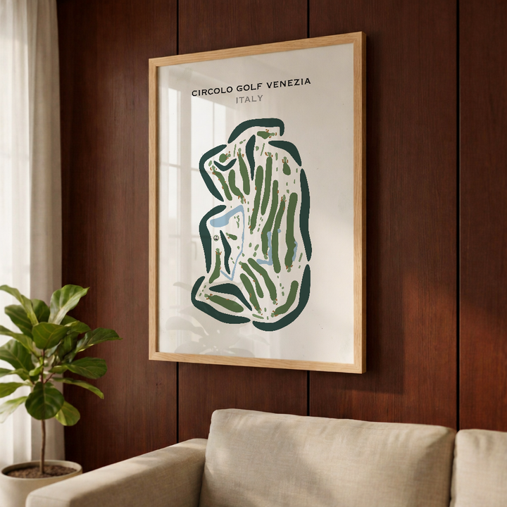 Circolo Golf Venezia, Italy - Printed Golf Courses