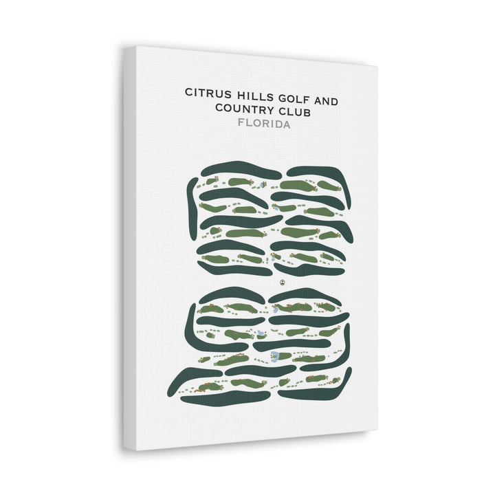 Citrus Hills Golf and Country Club, Florida - Printed Golf Courses