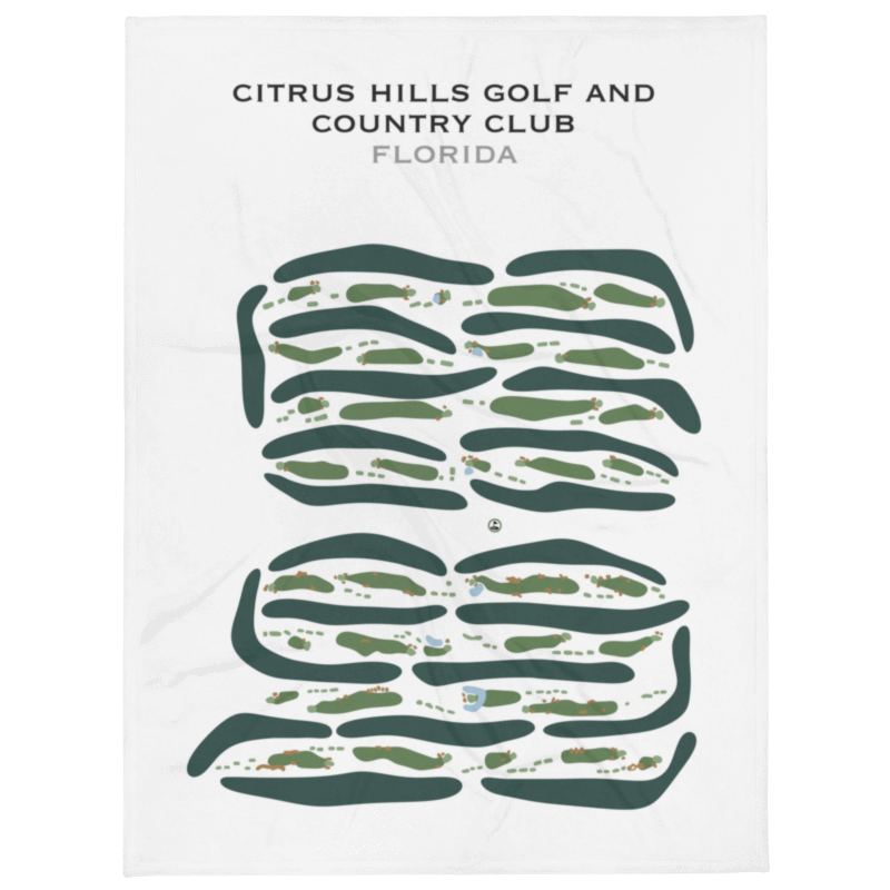 Citrus Hills Golf and Country Club, Florida - Printed Golf Courses