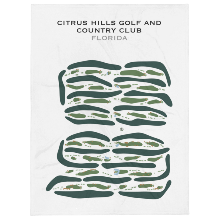 Citrus Hills Golf and Country Club, Florida - Printed Golf Courses