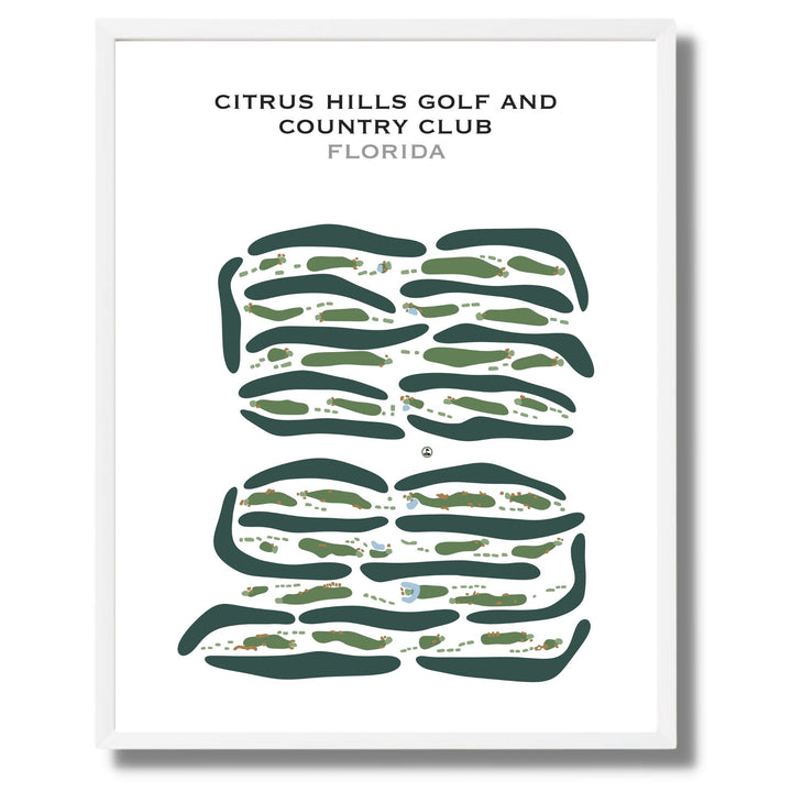 Citrus Hills Golf and Country Club, Florida - Printed Golf Courses