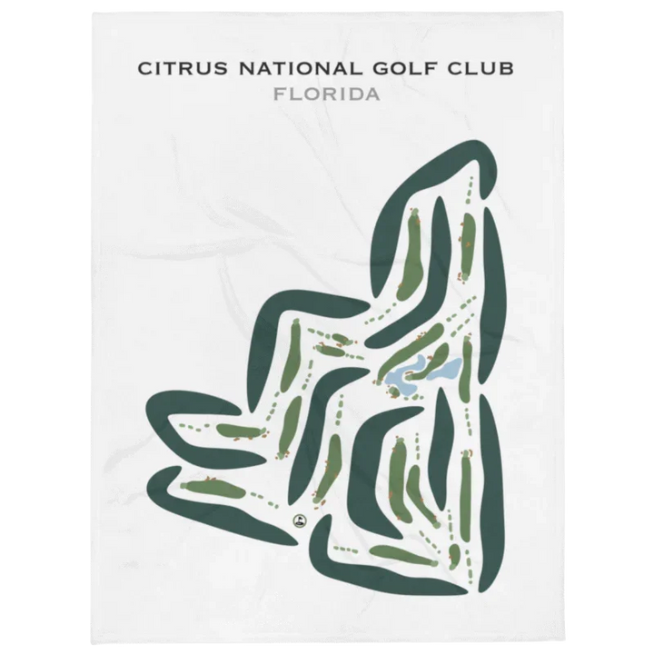 Citrus National Golf Club, Florida - Printed Golf Courses