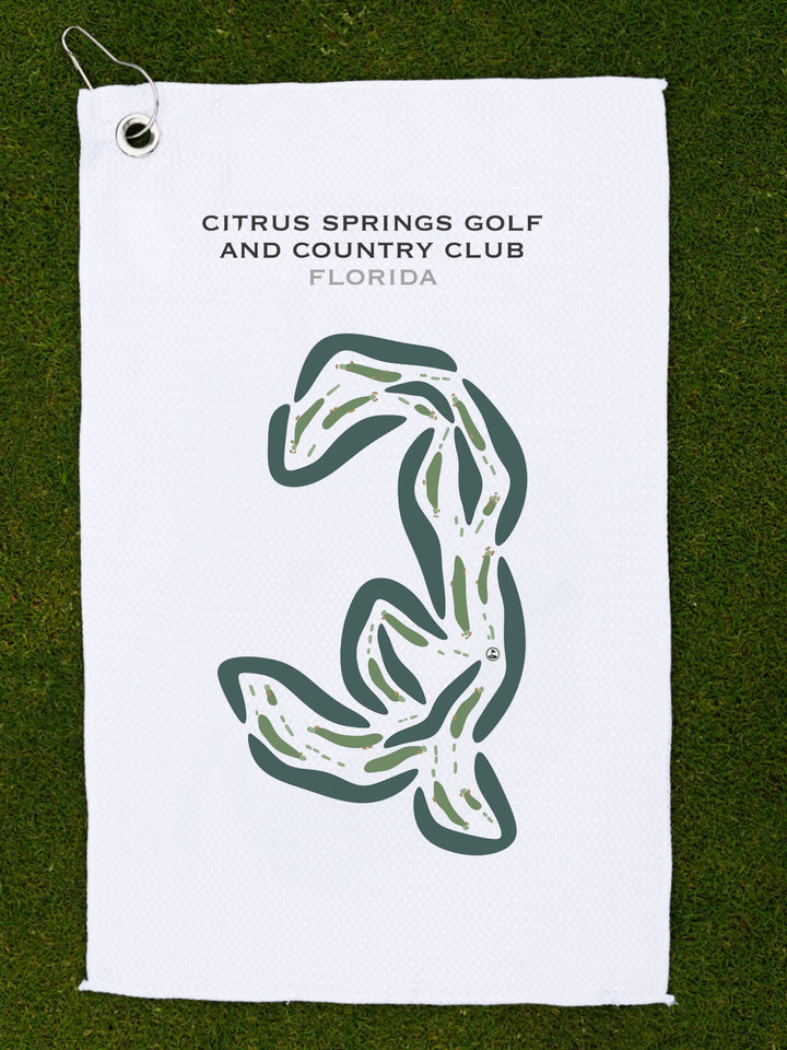 Citrus Springs Golf and Country Club, Florida - Printed Golf Courses