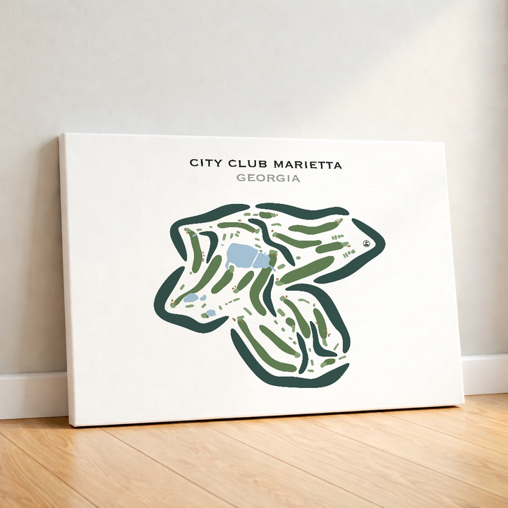 City Club Marietta, Georgia - Printed Golf Courses
