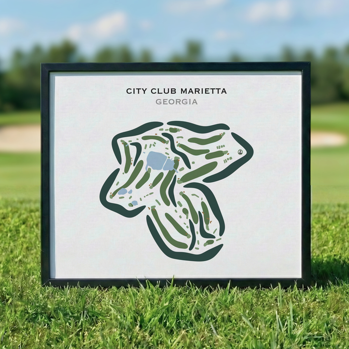 City Club Marietta, Georgia - Printed Golf Courses