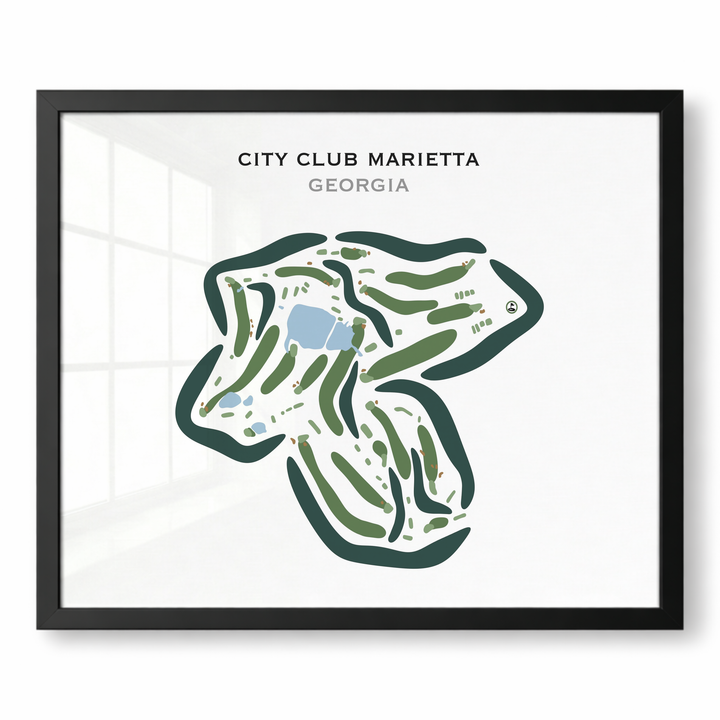 City Club Marietta, Georgia - Printed Golf Courses