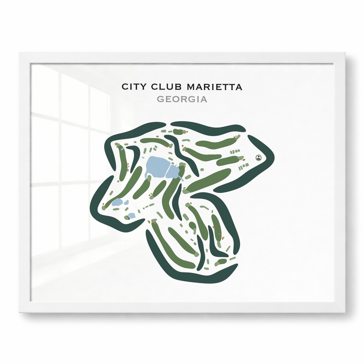 City Club Marietta, Georgia - Printed Golf Courses