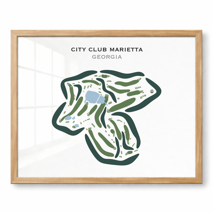 City Club Marietta, Georgia - Printed Golf Courses