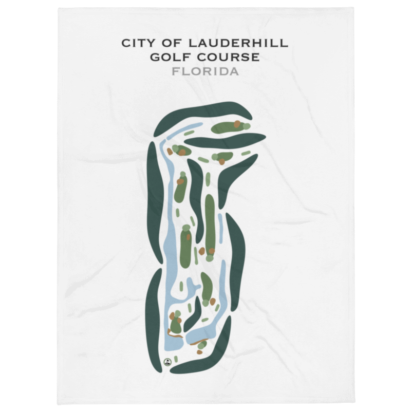 City Of Lauderhill Golf Course, Florida - Printed Golf Courses