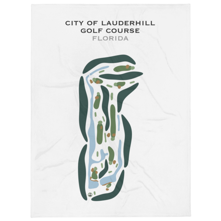 City Of Lauderhill Golf Course, Florida - Printed Golf Courses