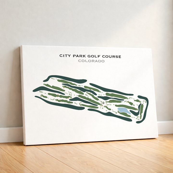 City Park Golf Course, Colorado - Printed Golf Course