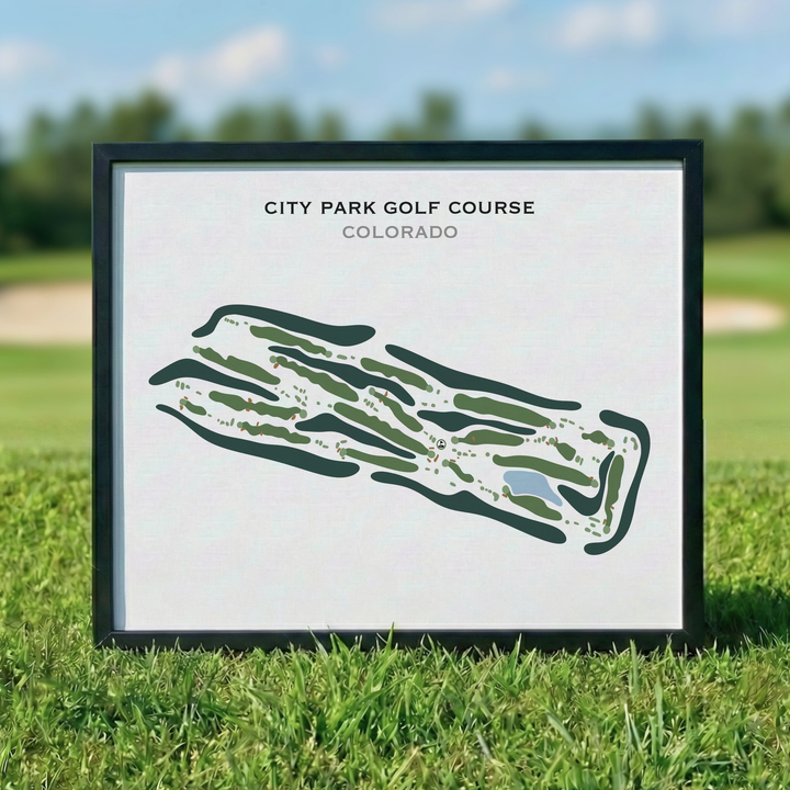 City Park Golf Course, Colorado - Printed Golf Course