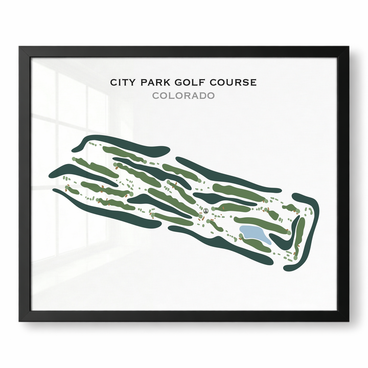 City Park Golf Course, Colorado - Printed Golf Course