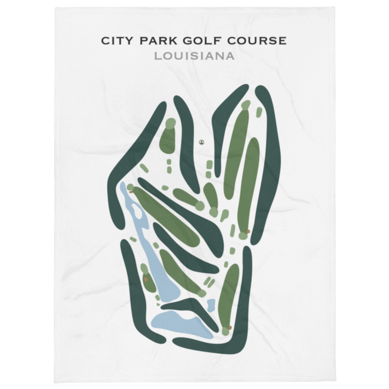 City Park Golf Course, Louisiana - Printed Golf Courses