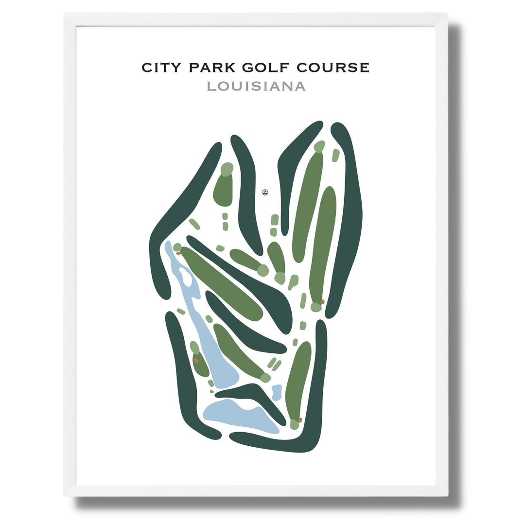 City Park Golf Course, Louisiana - Printed Golf Courses