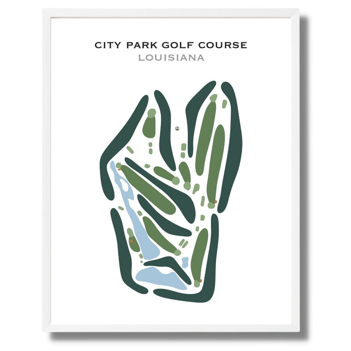 City Park Golf Course, Louisiana - Printed Golf Courses