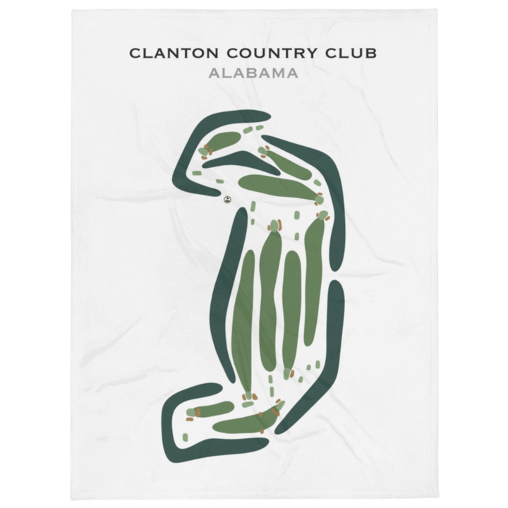 Clanton Country Club, Alabama - Printed Golf Courses