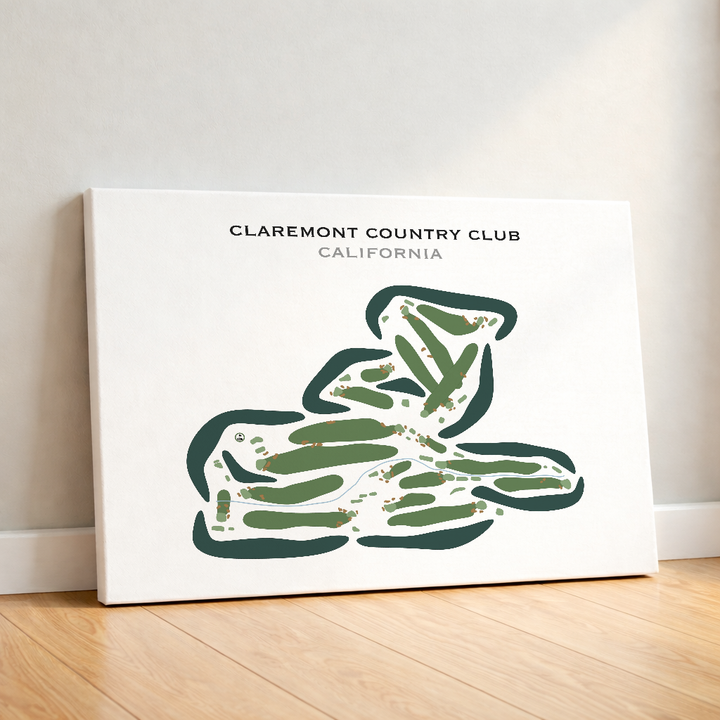 Claremont Country Club, California - Printed Golf Courses